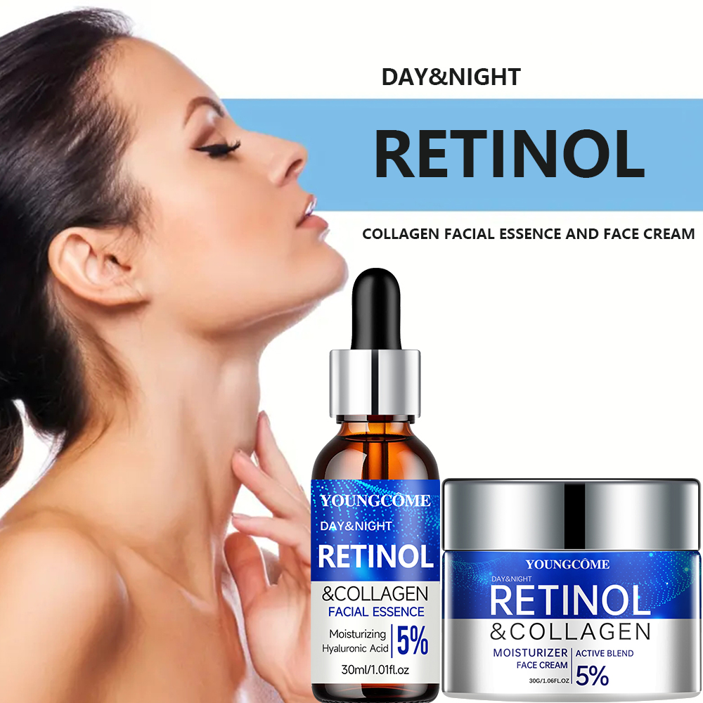 Retinol Cream - Conjunto combinado de soro creme de