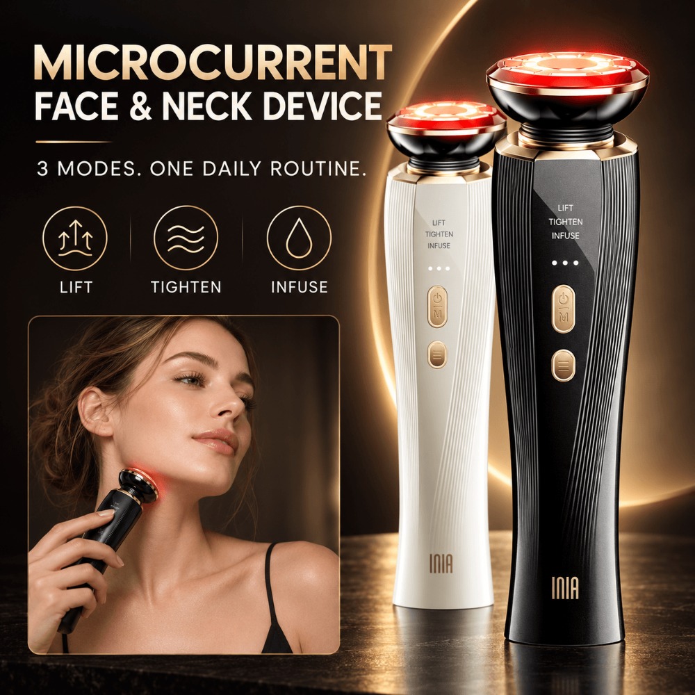 Skincare Glowing - Dispositivo Facial de Microcorrente com 3