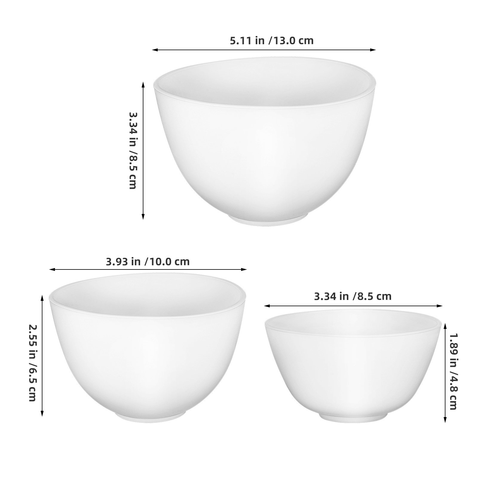 3 tigelas de silicone para mis - Body Lotion avaliação e preço