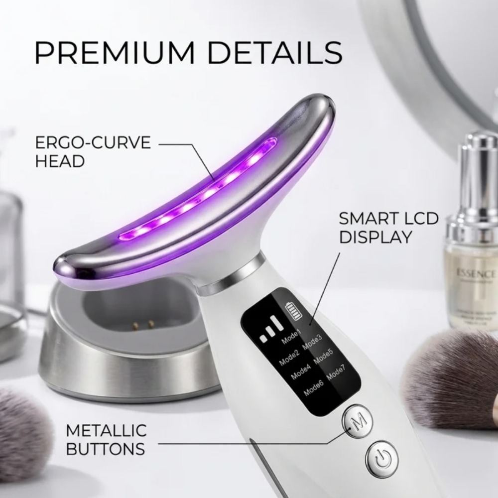 Massageador Facial e de Pescoç - Skincare Glowing avaliação e preço