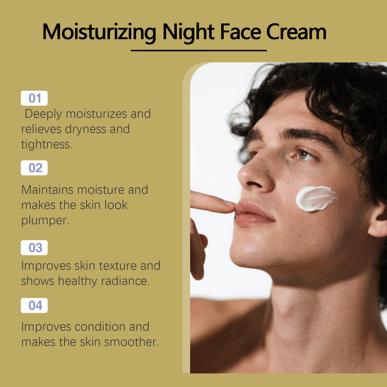 Creme Facial Masculino Coreano - Night Cream avaliação e preço
