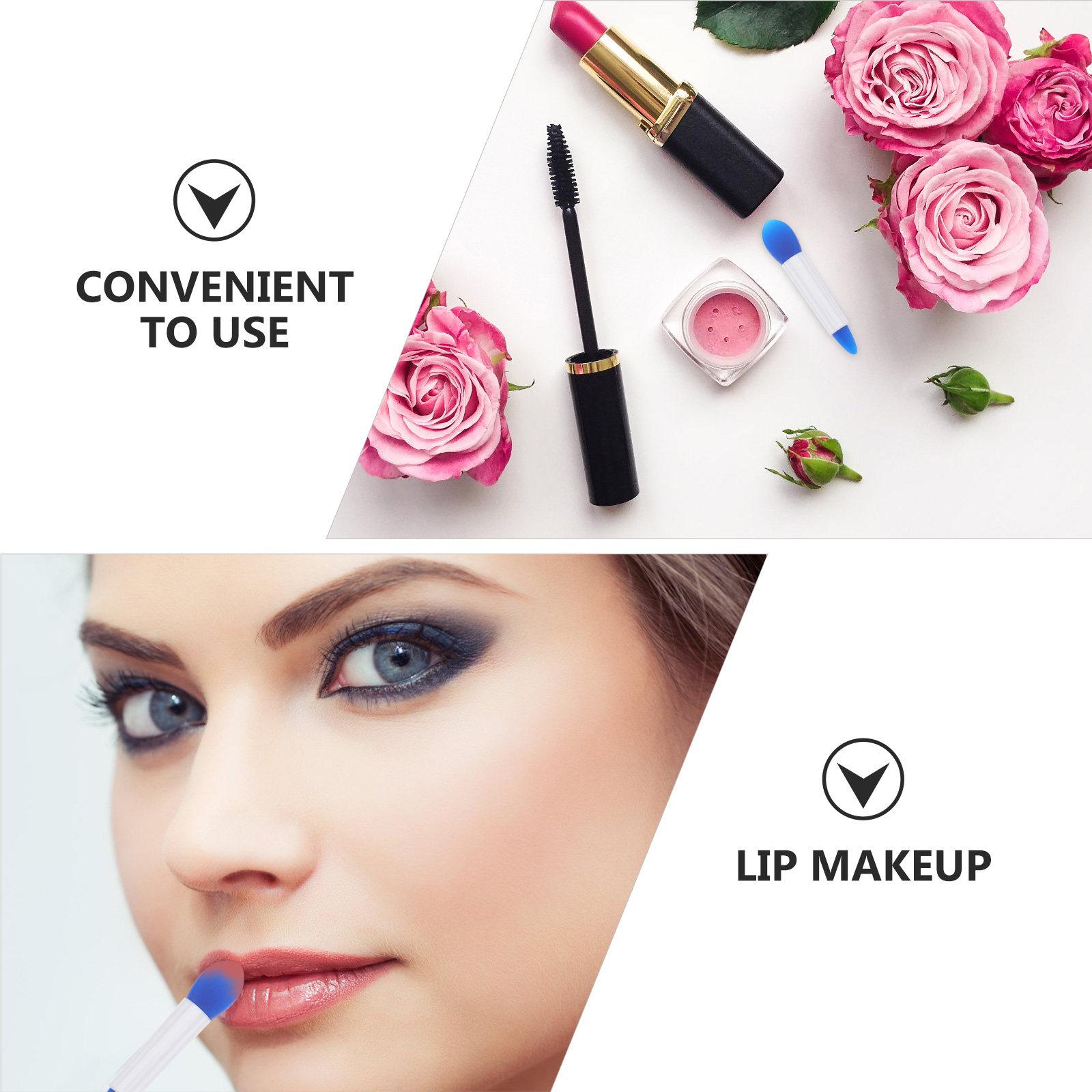 1 conjunto de pincéis de silic - Lip Balm avaliação e preço