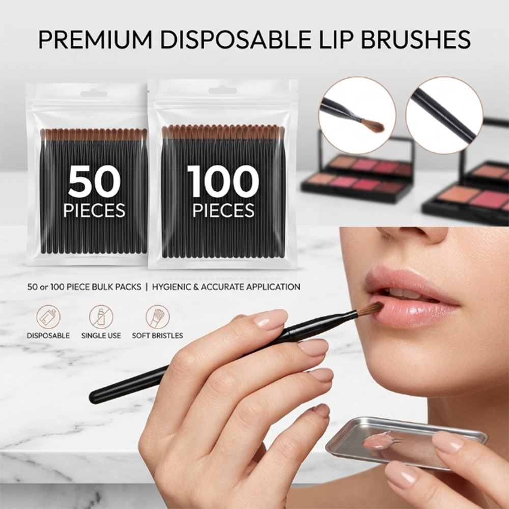 Conjunto de 50/100 Pincéis Des - Lip Balm avaliação e preço