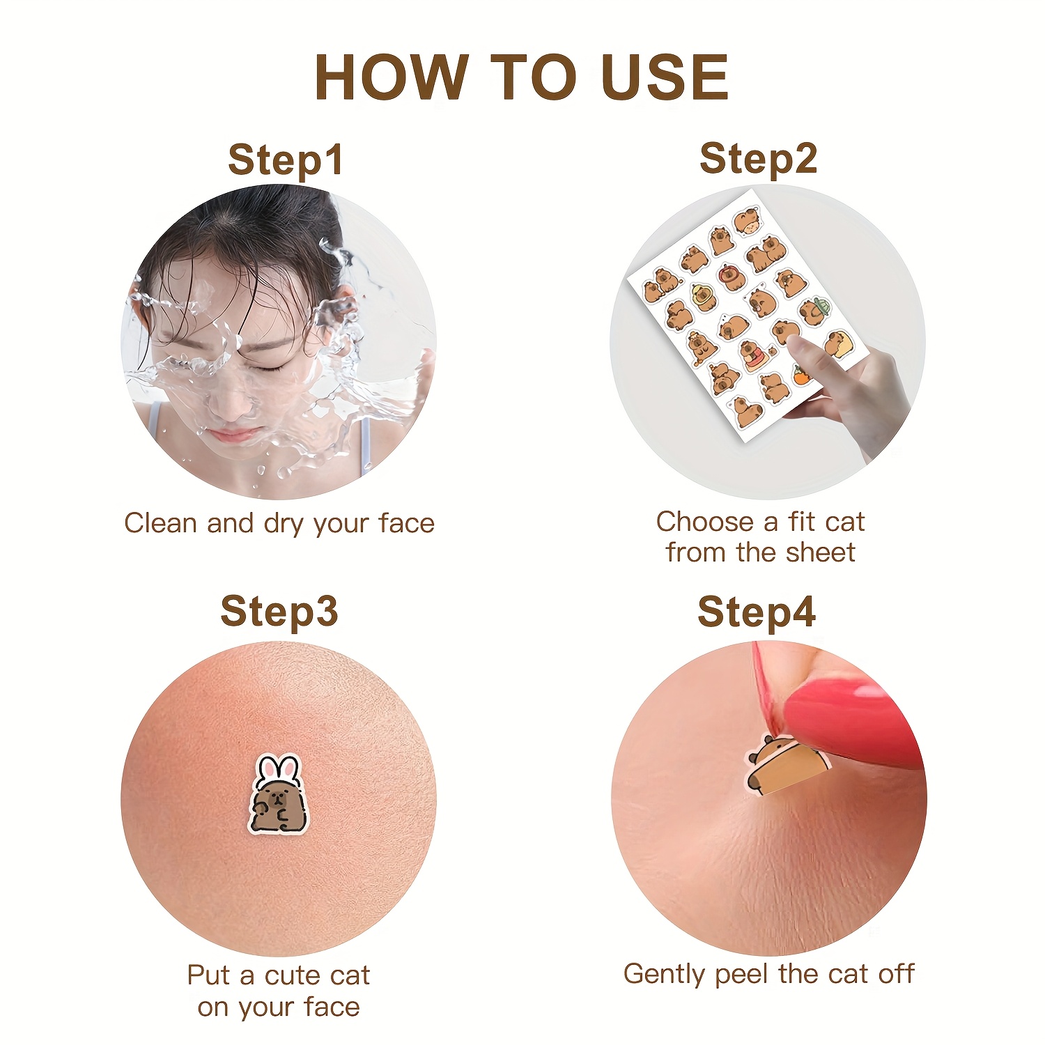 Adesivos faciais em formato de - Face Oil avaliação e preço