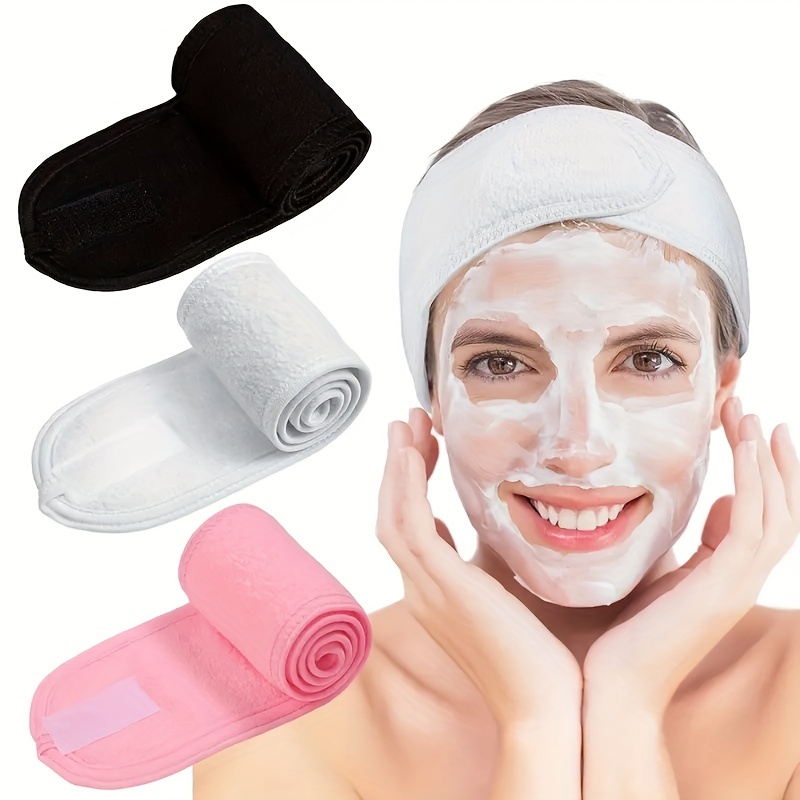 Faixa de cabeça larga ajustáve - Cleanser Face avaliação e preço