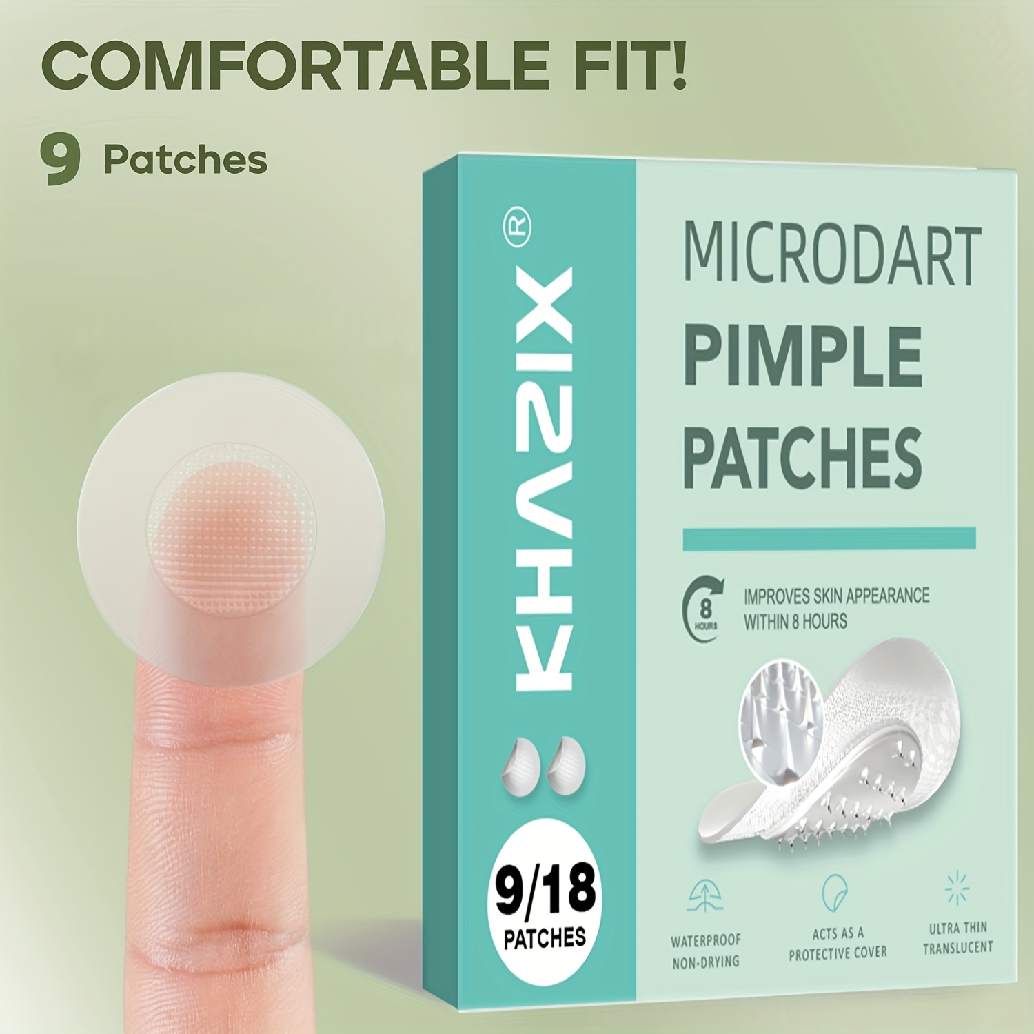 9 peças de adesivos para acne  - Face Moisturizer avaliação e preço
