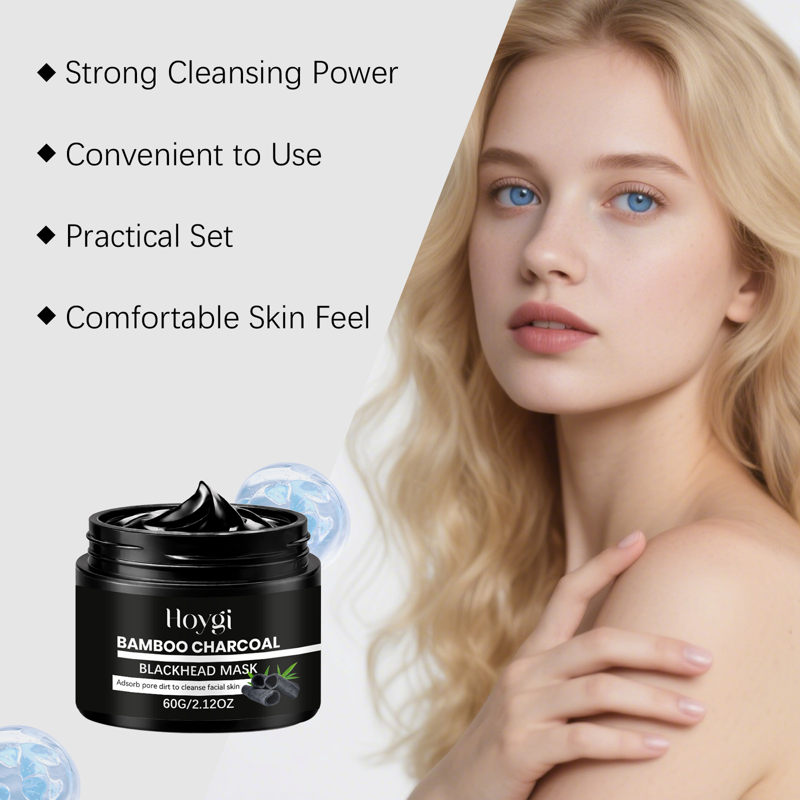 Máscara de Carvão de Bambu par - Face Mask Skincare avaliação e preço