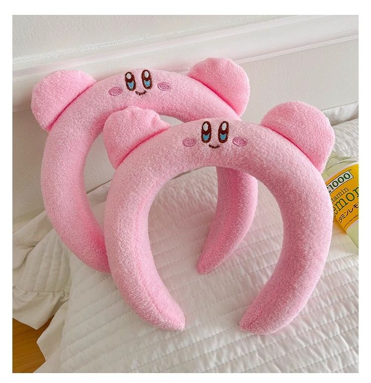 Adorável Tiara de Pelúcia Rosa - Cleanser Face avaliação e preço